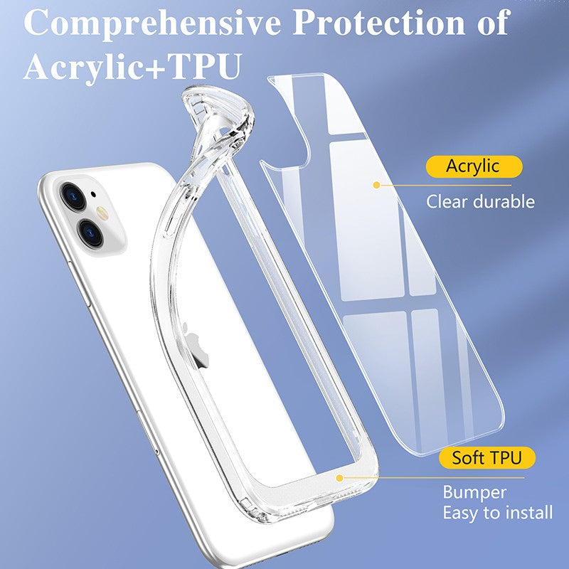 Coque invisible bi matière antichoc pour iPhone 11