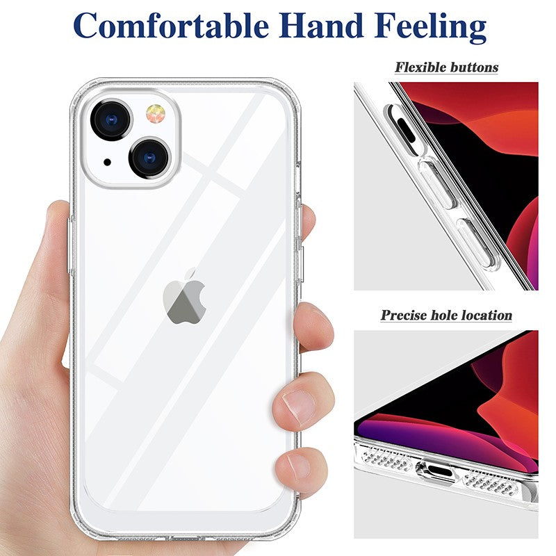 Coque invisible bi matière antichoc pour iPhone 13