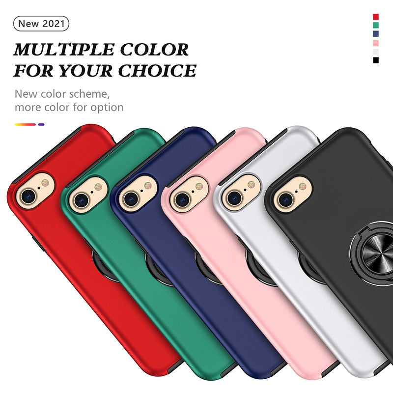 Coque etui de protection avec bequille de support intégré pour iPhone 6/7/8/X/SE/11/12/13