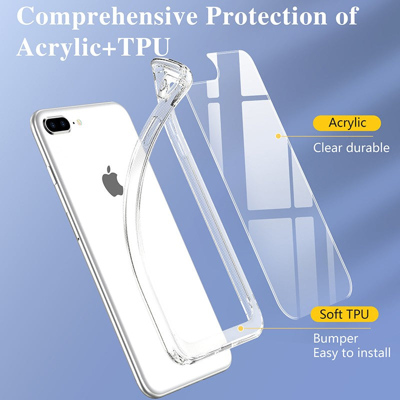 Coque invisible bi matière antichoc pour Apple iPhone 6(s)