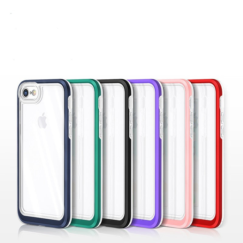 coque verte hybride robuste triple protection pour iPhone 8