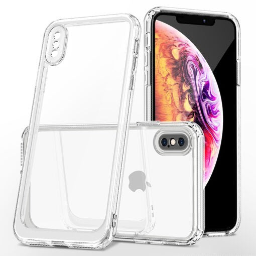 Coque invisible bi matière antichoc pour iPhone XS Max