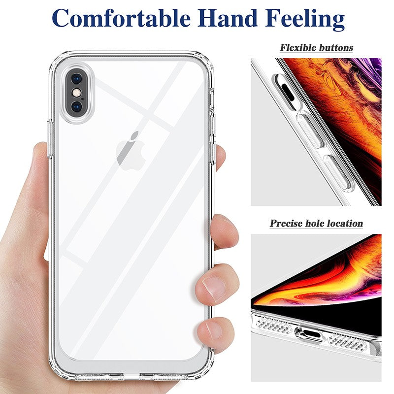 Coque invisible bi matière antichoc pour iPhone XS Max