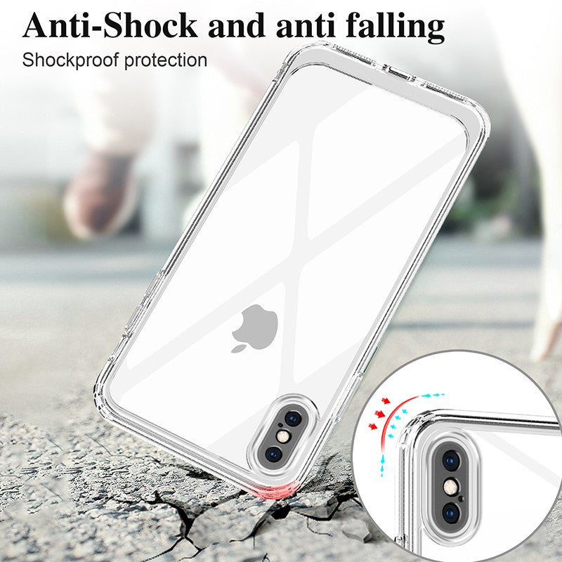 Coque invisible bi matière antichoc pour iPhone XS Max