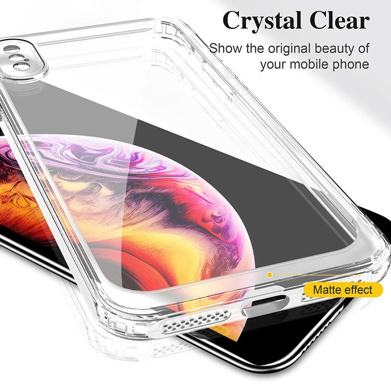 Coque invisible bi matière antichoc pour iPhone XS Max