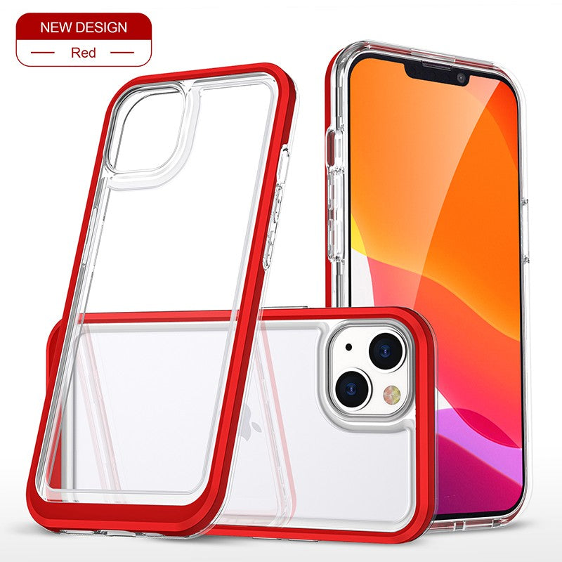 coque rouge hybride robuste triple protection pour iPhone 11