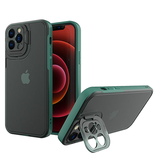 Coque etui de protection finition mat contours vert pour iPhone 7 Plus