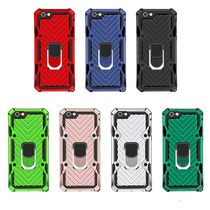 Coque renforcee bleue Xtrem hybride avec béquille de soutien pour iPhone 6/6S Plus