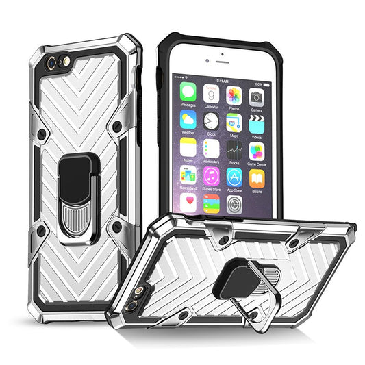 Coque renforcee grise Xtrem hybride avec béquille de soutien pour iPhone 6/6S Plus