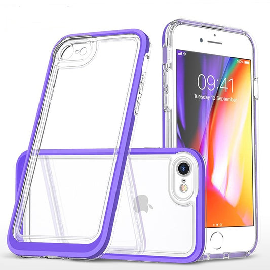 coque violette hybride robuste triple protection pour iPhone 7