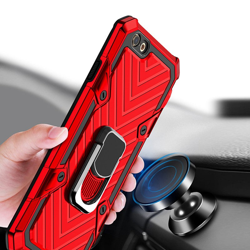 Coque renforcee rose Xtrem hybride avec béquille de soutien pour iPhone 6/6S Plus