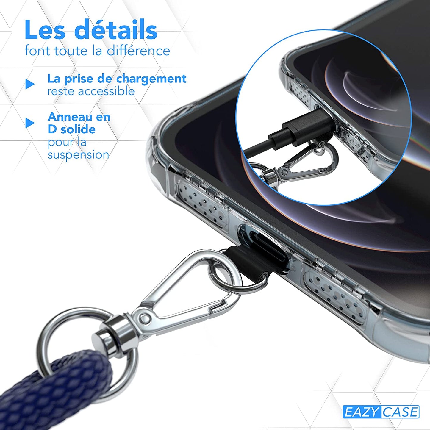 Cordon porte mobile universel en bandouliere pour votre iPhone 6/6S