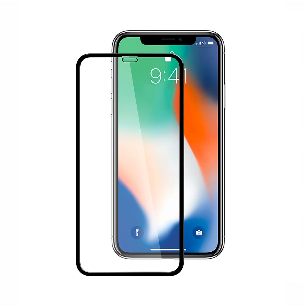 Pack protection integrale coque + verre trempe pour iPhone X/XS